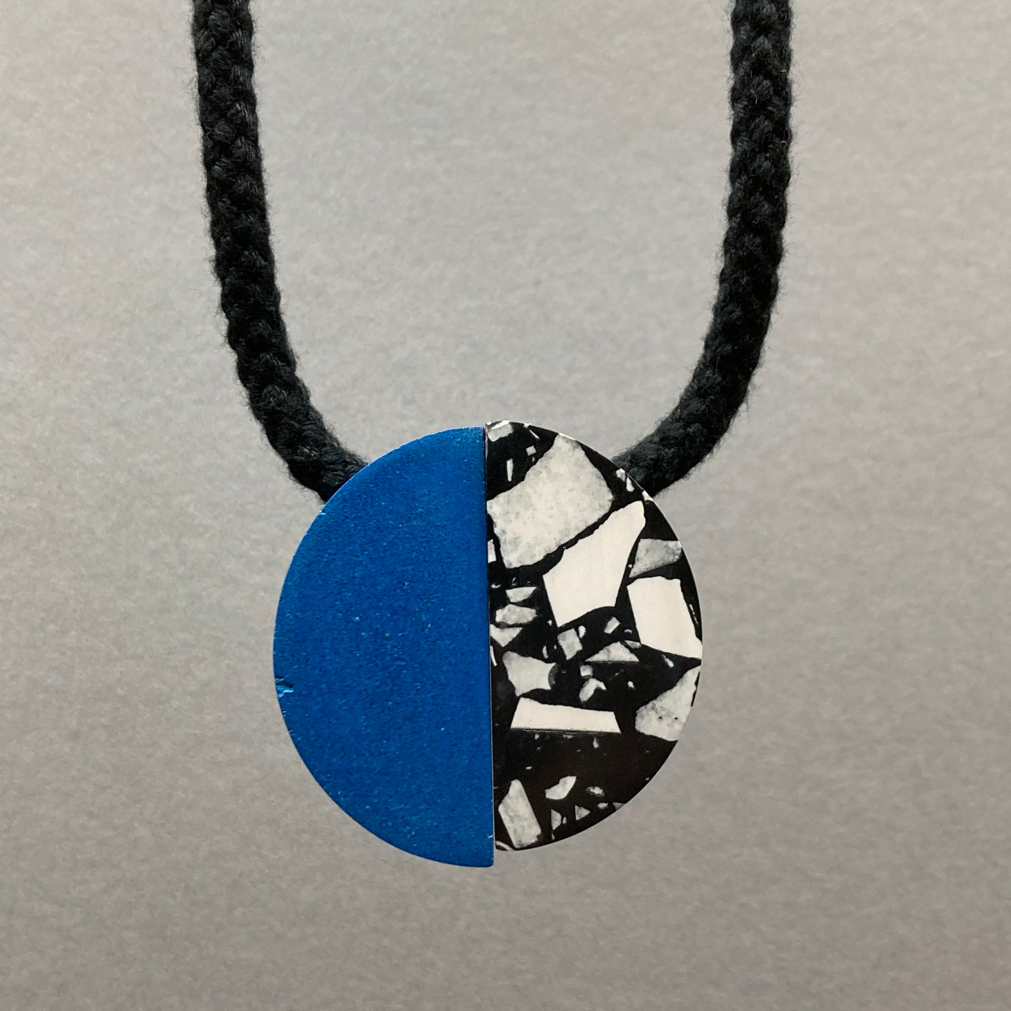 Sample blue/speckled necklace