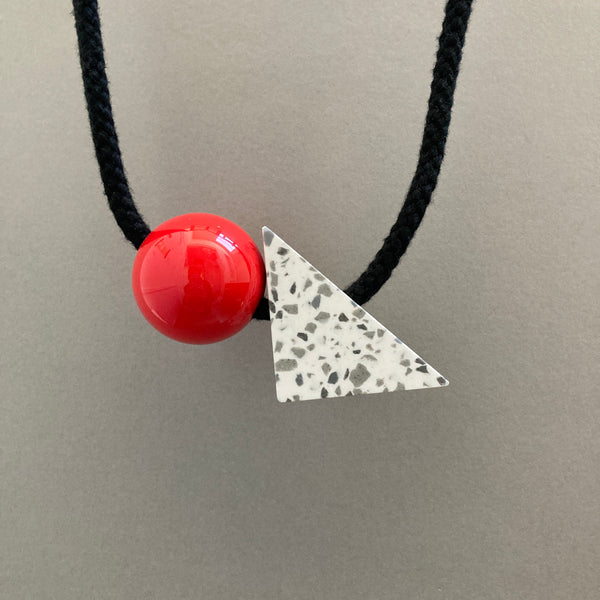 one-off triangle necklace