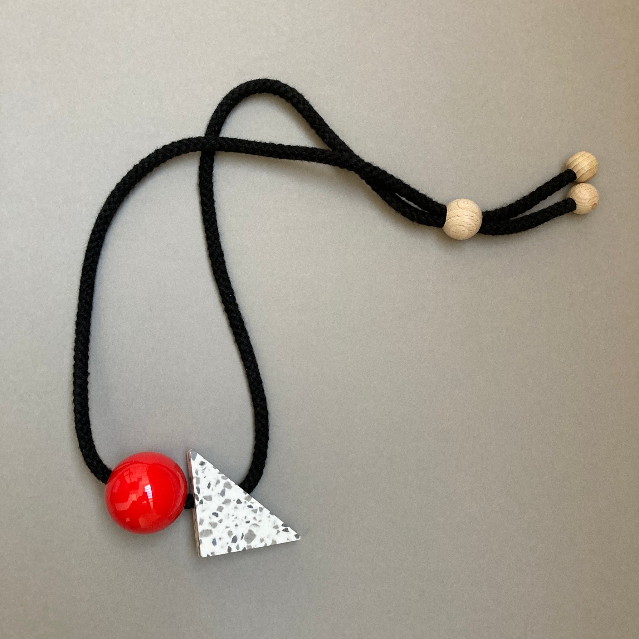 one-off triangle necklace