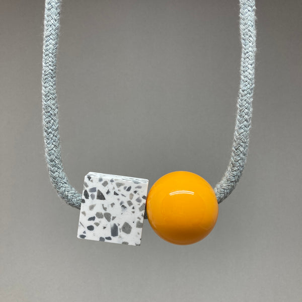 Sale One-off grey necklace