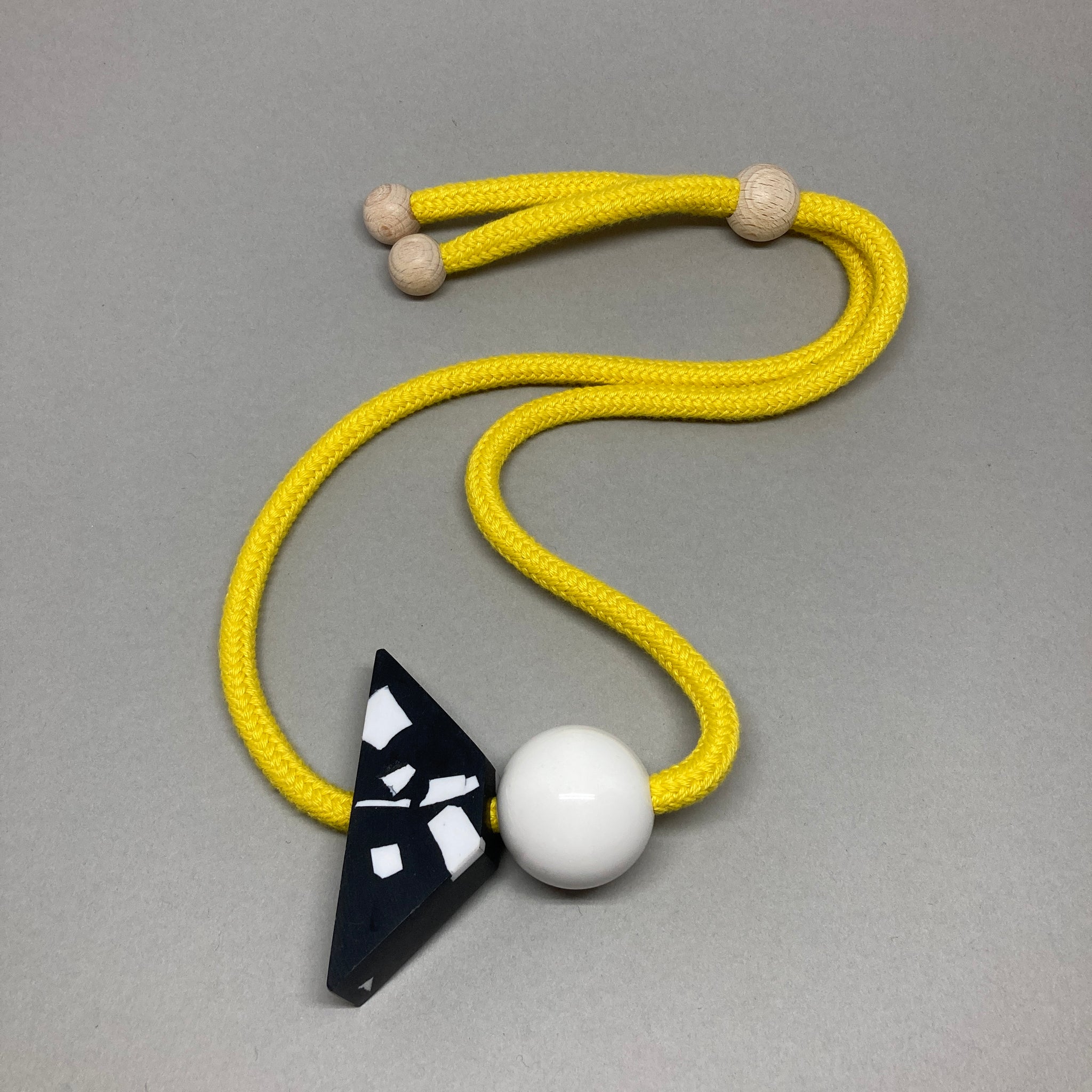 Sample sale Yellow Triangle necklace