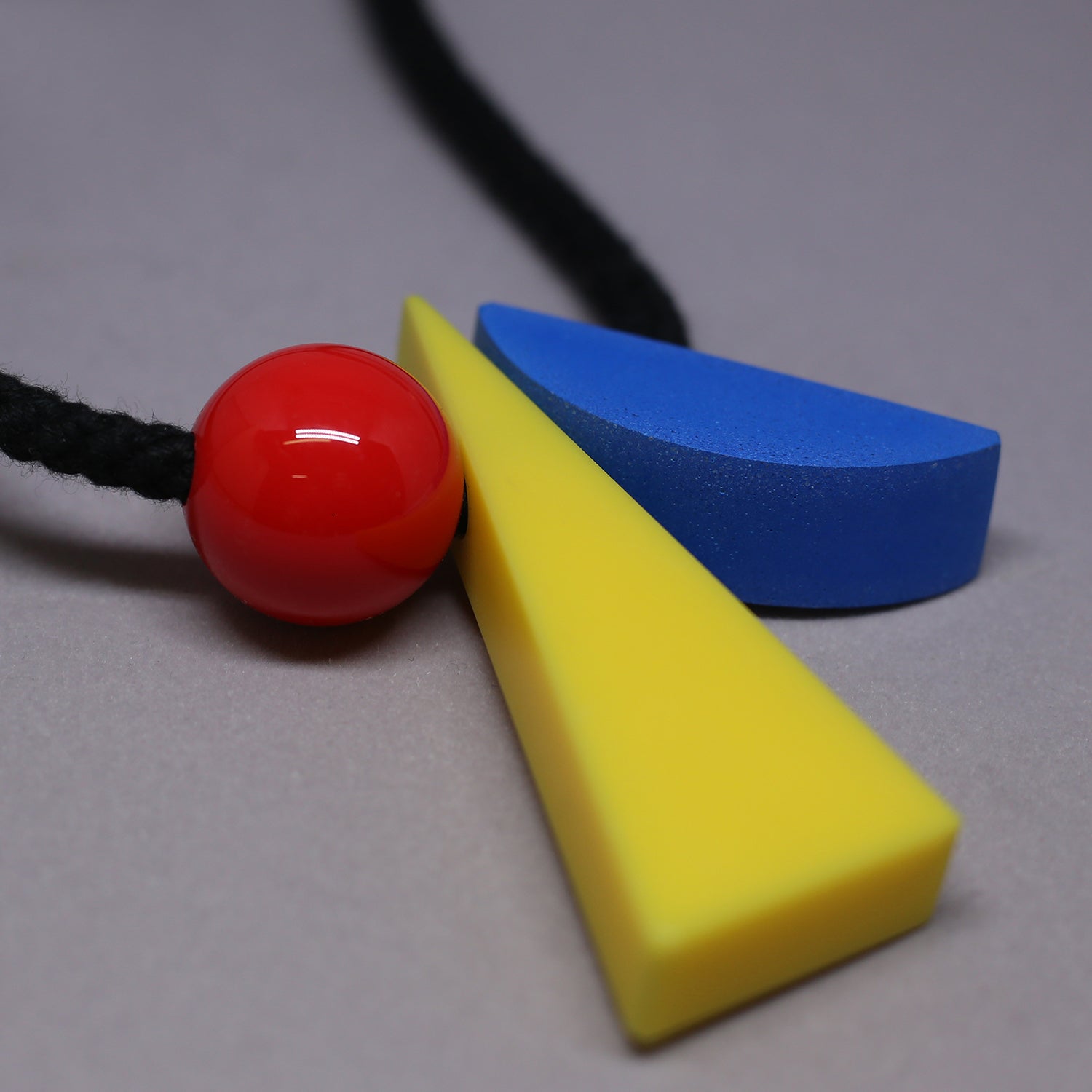 Veld necklace by One We Made Earlier. Bright, bold geometric accessory.