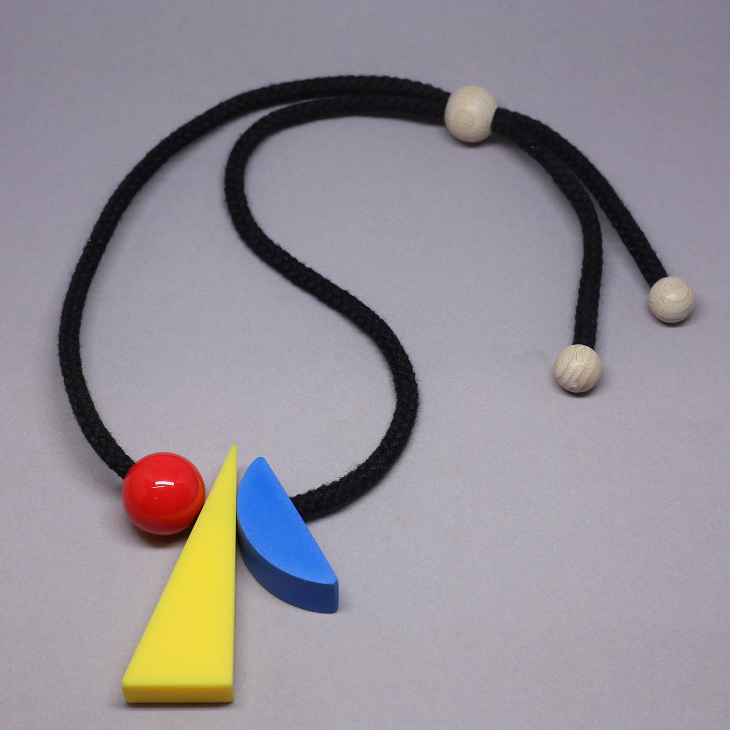 Veld necklace by One We Made Earlier. Bright, bold geometric accessory.