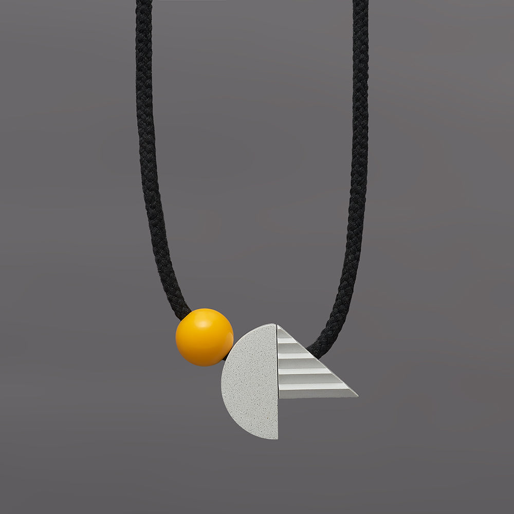 Pop necklace (yellow)