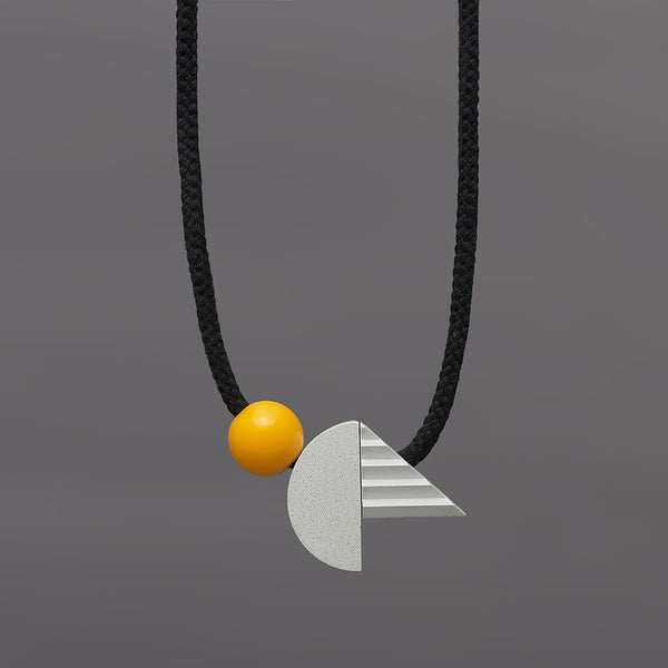 Pop necklace (yellow)