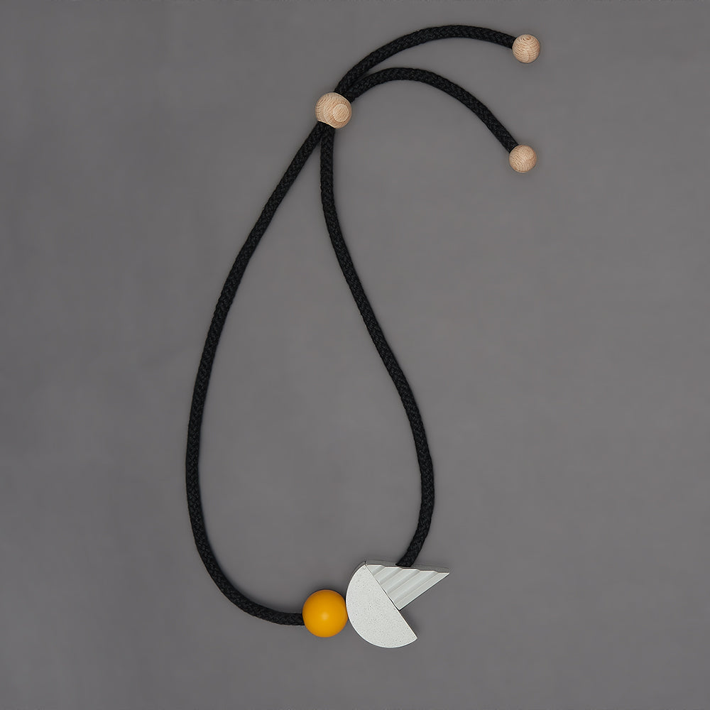 Pop necklace (yellow)